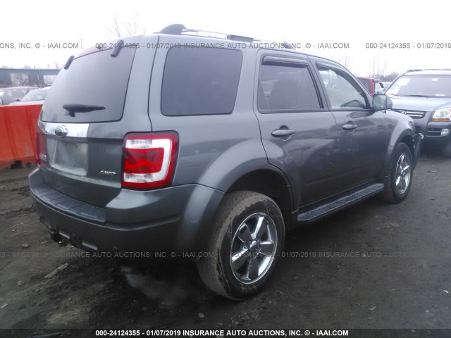 1FMCU94G19KD07610 - 2009 FORD ESCAPE LIMITED GRAY photo 4