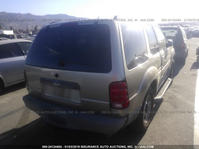 1FMYU60E93UC13690 - 2003 FORD EXPLORER SPORT Champagne photo 4