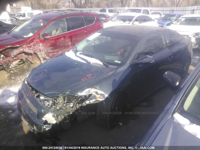 JTKDE177170184136 - 2007 TOYOTA SCION TC BLACK photo 2