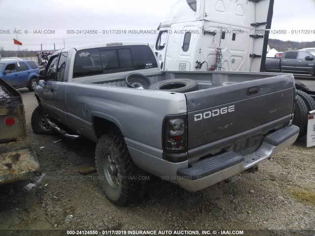 1B7KF2366WJ215369 - 1998 DODGE RAM 2500 GRAY photo 3