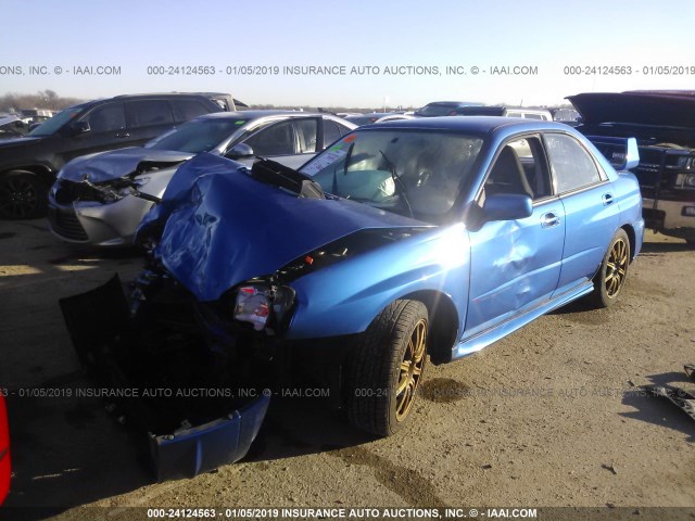 JF1GD70684L510686 - 2004 SUBARU IMPREZA WRX STI BLUE photo 2