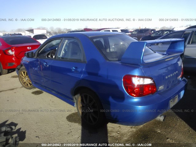 JF1GD70684L510686 - 2004 SUBARU IMPREZA WRX STI BLUE photo 3