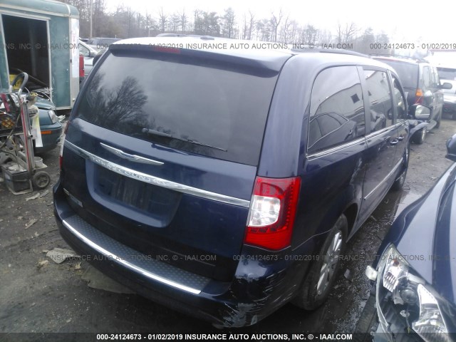 2C4RC1BG6GR173102 - 2016 CHRYSLER TOWN & COUNTRY TOURING BLUE photo 4