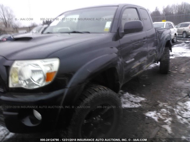 5TEUU42N95Z113815 - 2005 TOYOTA TACOMA ACCESS CAB შავი ფოტო 6