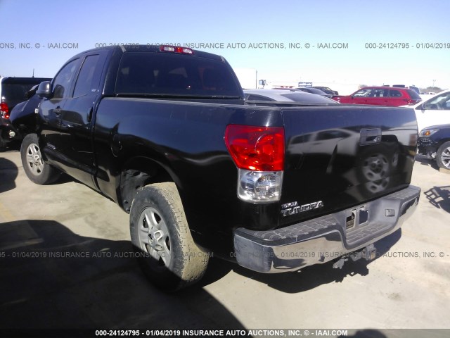 5TFRT54177X016065 - 2007 TOYOTA TUNDRA DOUBLE CAB SR5 BLACK photo 3