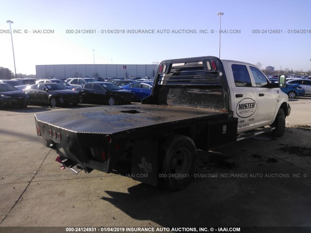 3C7WRTCL2EG317940 - 2014 RAM 3500 WHITE photo 4