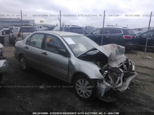 JA3AJ26E87U016707 - 2007 MITSUBISHI LANCER ES GRAY photo 1