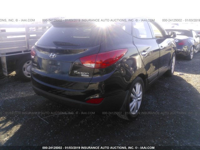 KM8JU3ACXCU344043 - 2012 HYUNDAI TUCSON GLS/LIMITED 黑色 照片 4