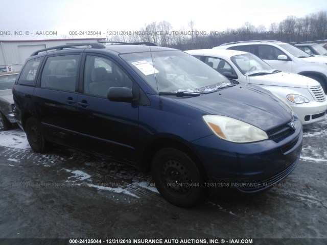 5TDZA23C25S303131 - 2005 TOYOTA SIENNA CE/LE BLUE photo 1