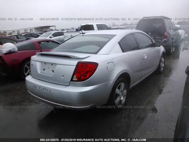1G8AN15F46Z120343 - 2006 SATURN ION LEVEL 2 SILVER photo 4