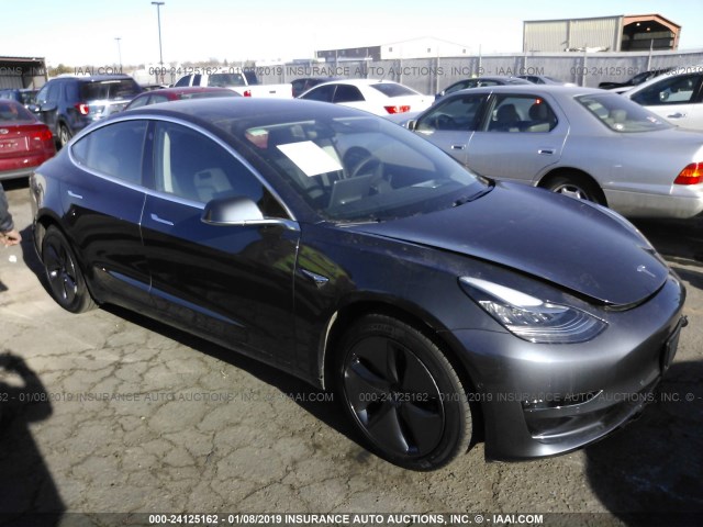 5YJ3E1EB3JF066673 - 2018 TESLA MODEL 3 GRAY photo 1