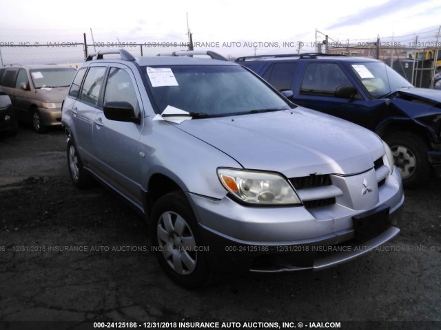 JA4LX31F96U026881 - 2006 MITSUBISHI OUTLANDER LS Light Blue photo 1