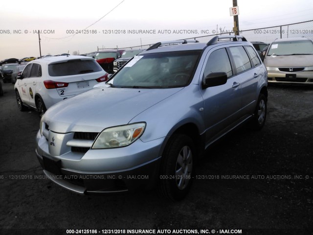 JA4LX31F96U026881 - 2006 MITSUBISHI OUTLANDER LS Light Blue photo 2