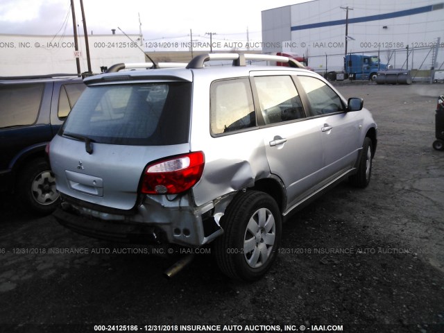 JA4LX31F96U026881 - 2006 MITSUBISHI OUTLANDER LS Light Blue photo 4