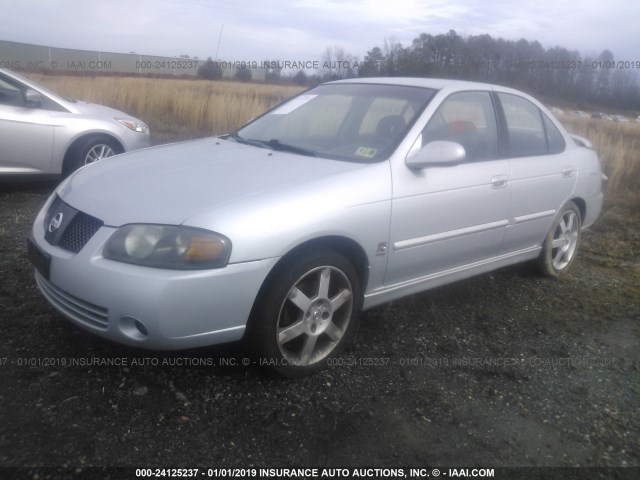 3N1AB51D45L510619 - 2005 NISSAN SENTRA SE-R SPEC V SILVER photo 2