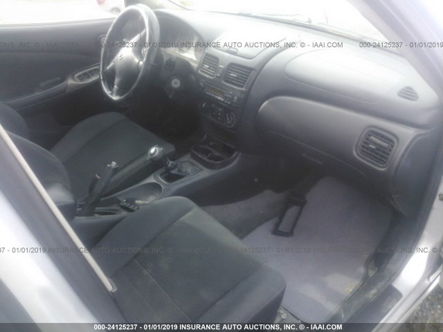 3N1AB51D45L510619 - 2005 NISSAN SENTRA SE-R SPEC V SILVER photo 5