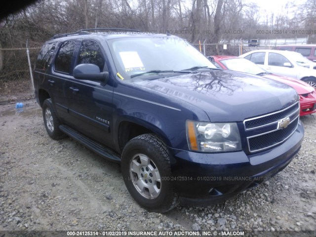 1GNFK23009R233257 - 2009 CHEVROLET TAHOE K1500 LT BLUE photo 1