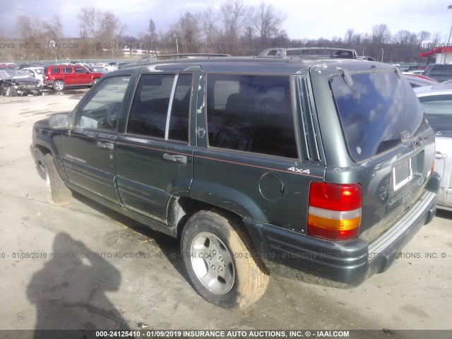 1J4GZ48S8WC271083 - 1998 JEEP GRAND CHEROKEE LAREDO/SPECIAL GREEN photo 3