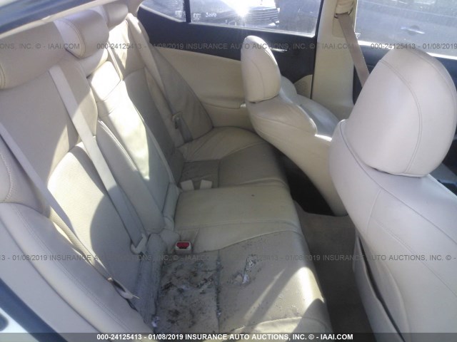 JTHBK262072038185 - 2007 LEXUS IS 250 WHITE photo 8