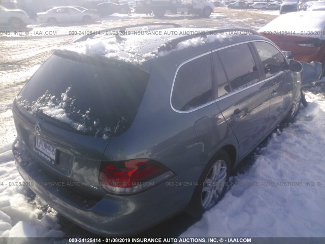 3VWPL7AJ5EM621094 - 2014 VOLKSWAGEN JETTA TDI GRAY photo 4