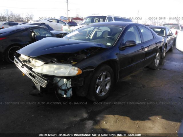 2B3HD56G24H614169 - 2004 DODGE INTREPID ES/SXT Black photo 2