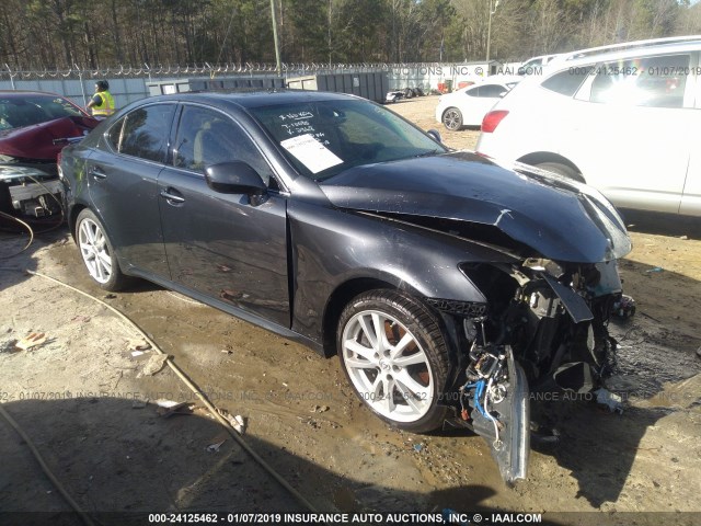 JTHBE262275012368 - 2007 LEXUS IS 350 GRAY photo 1