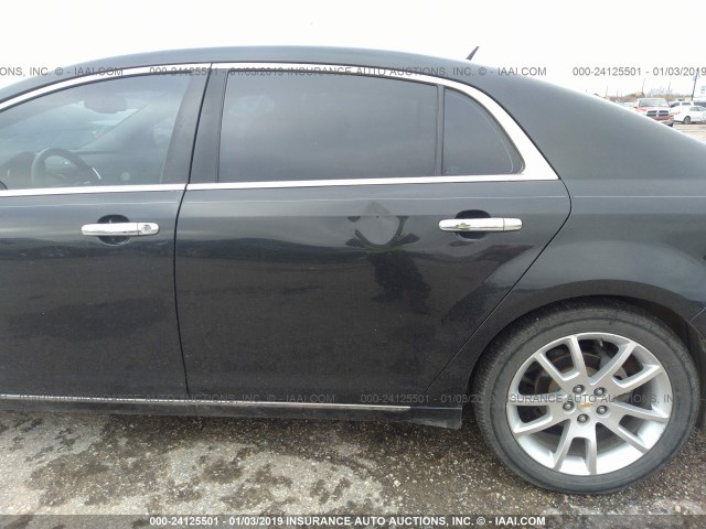 1G1ZE5E12BF214147 - 2011 CHEVROLET MALIBU LTZ შავი ფოტო 6