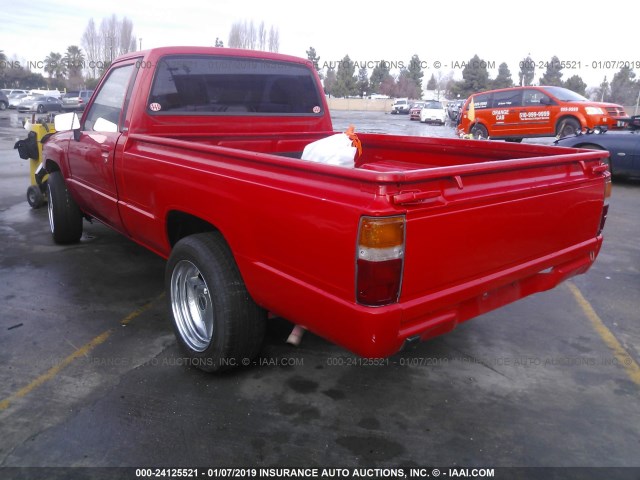 JT4RN50R1H0238651 - 1987 TOYOTA PICKUP 1/2 TON RN50 RED photo 3