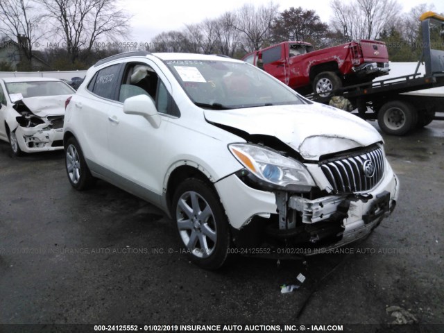 KL4CJCSB2DB176479 - 2013 BUICK ENCORE WHITE photo 1