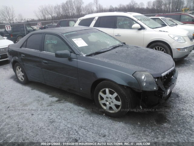 1G6DP577270145325 - 2007 CADILLAC CTS HI FEATURE V6 GRAY photo 1