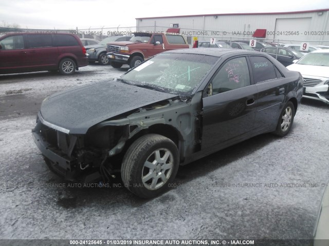 1G6DP577270145325 - 2007 CADILLAC CTS HI FEATURE V6 GRAY photo 2