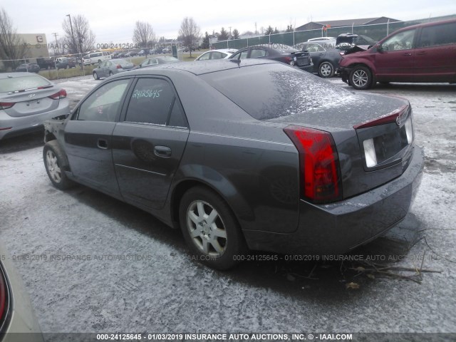 1G6DP577270145325 - 2007 CADILLAC CTS HI FEATURE V6 GRAY photo 3