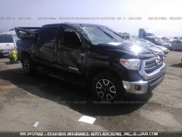 5TFDY5F15EX406832 - 2014 TOYOTA TUNDRA CREWMAX SR5 BLACK photo 1