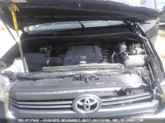 5TFDY5F15EX406832 - 2014 TOYOTA TUNDRA CREWMAX SR5 BLACK photo 10