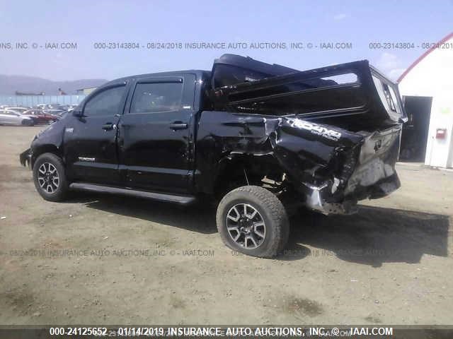 5TFDY5F15EX406832 - 2014 TOYOTA TUNDRA CREWMAX SR5 BLACK photo 3