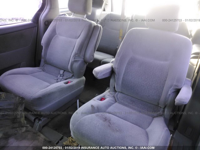 5TDZA23C34S078989 - 2004 TOYOTA SIENNA CE/LE WHITE photo 8