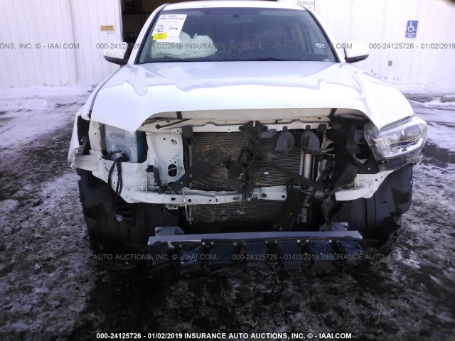 5TFAZ5CN7GX011982 - 2016 TOYOTA TACOMA WHITE photo 6