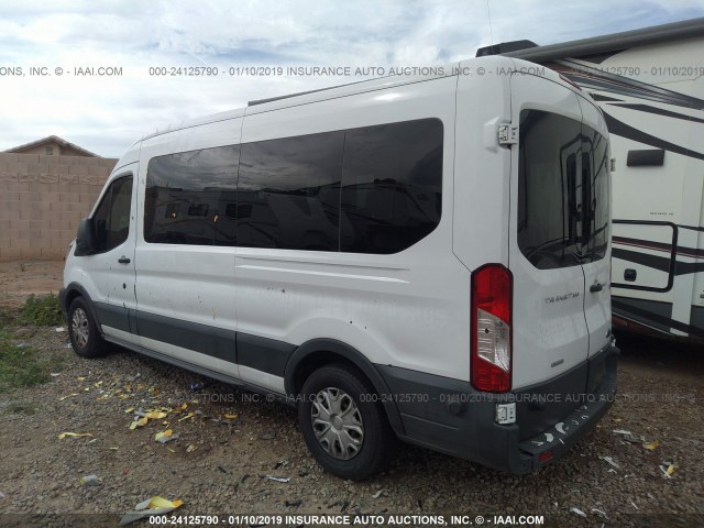 1FBAX2CG1FKA32493 - 2015 FORD TRANSIT T-350 WHITE photo 3