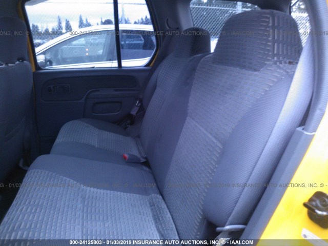 5N1ED28Y3YC569656 - 2000 NISSAN XTERRA XE/SE YELLOW photo 8