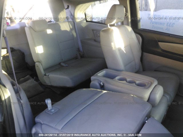 5FNRL5H63FB065147 - 2015 HONDA ODYSSEY EXL GRAY photo 8