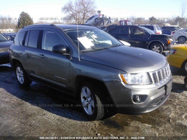 1C4NJDBBXCD569458 - 2012 JEEP COMPASS SPORT GRAY photo 1