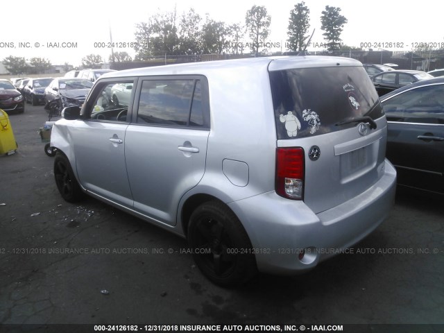 JTLZE4FE8B1126997 - 2011 TOYOTA SCION XB SILVER photo 3