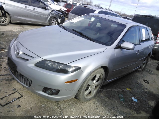 1YVHP82D365M51023 - 2006 MAZDA 6 S SILVER photo 2