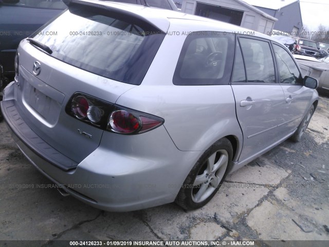 1YVHP82D365M51023 - 2006 MAZDA 6 S SILVER photo 4