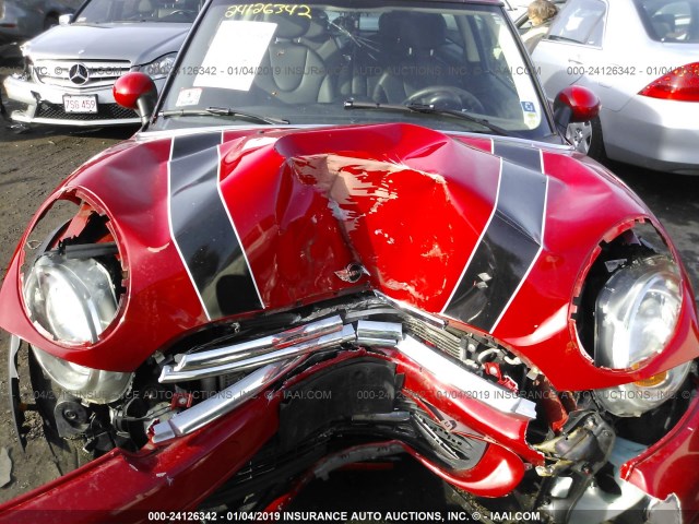 WMWZF3C57ET493192 - 2014 MINI COOPER CLUBMAN RED photo 6