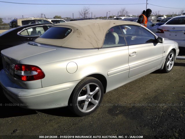 YV1NC62DX4J049023 - 2004 VOLVO C70 HPT SILVER photo 4