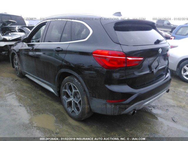 WBXHT3Z31H4A54362 - 2017 BMW X1 XDRIVE28I BLACK photo 3