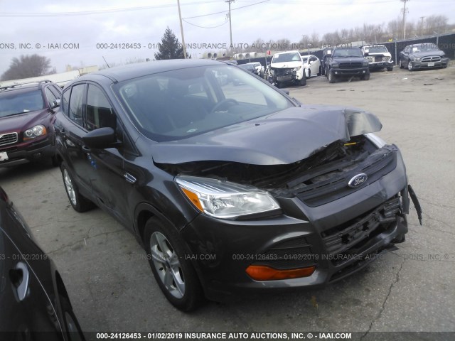 1FMCU0F77FUC12493 - 2015 FORD ESCAPE S GRAY photo 1