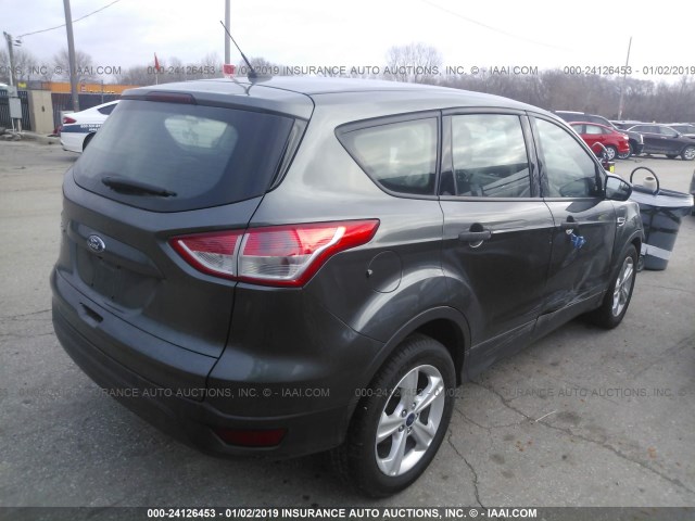 1FMCU0F77FUC12493 - 2015 FORD ESCAPE S GRAY photo 4