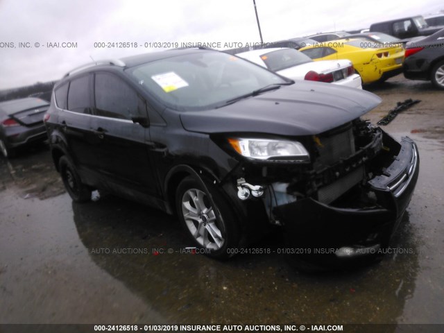 1FMCU0JX8EUC84311 - 2014 FORD ESCAPE TITANIUM BLACK photo 1